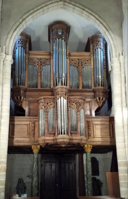 As was this magnificent pipe organ, built in 1603.